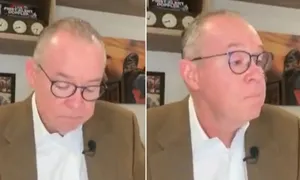 Nhà khí tượng học nghẹn ngào khi đưa tin về bão Milton